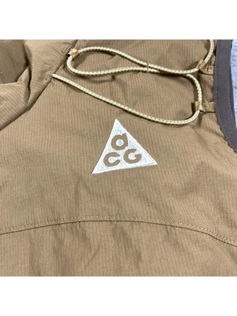 Nike ACG Death Bloom Vest Size Medium Men Mosswood Brown HV0600-235